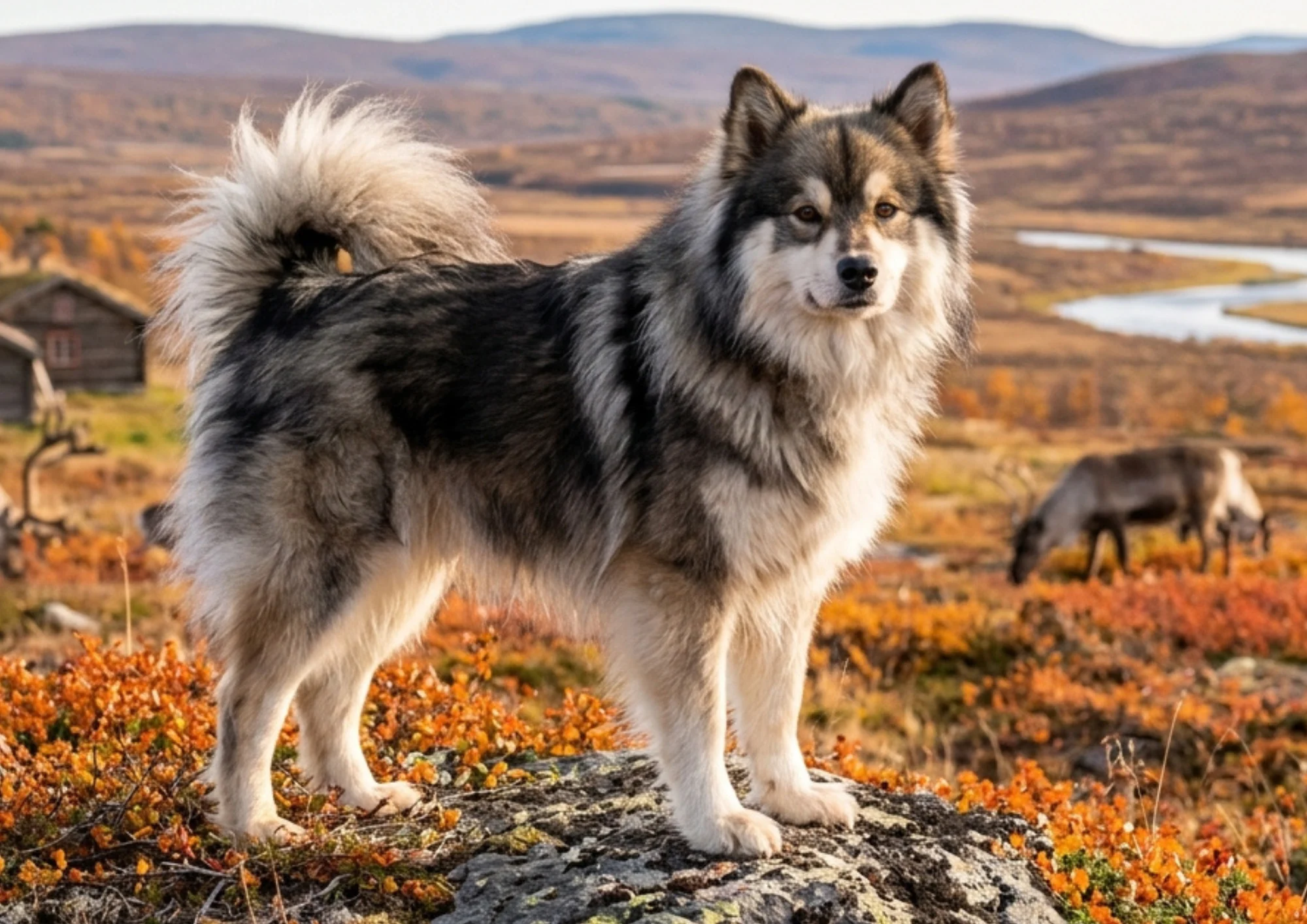 Chien de race Berger finnois de Laponie